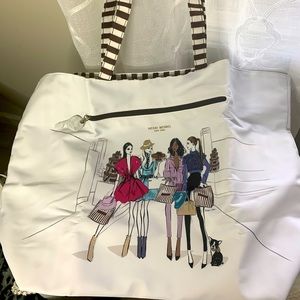 Henri Bendel Reversible Packable Runway Tote NWT